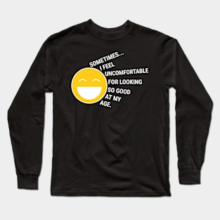 Smiley face emoji Long Sleeve T-Shirt